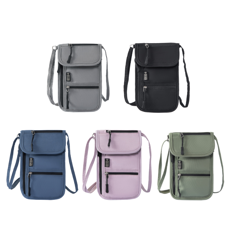 Travel Accessories Wallet - Dompet Leher Pribadi Anti-RFID, Tempat Paspor