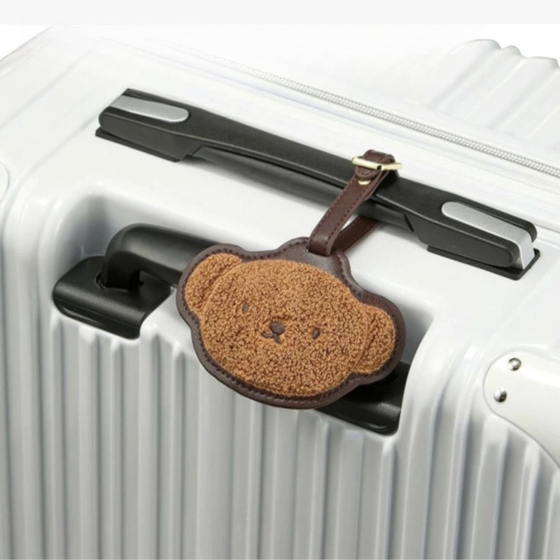 Luggage Tag Leather - Tag Bagasi Kulit Seri Kartun Miffy