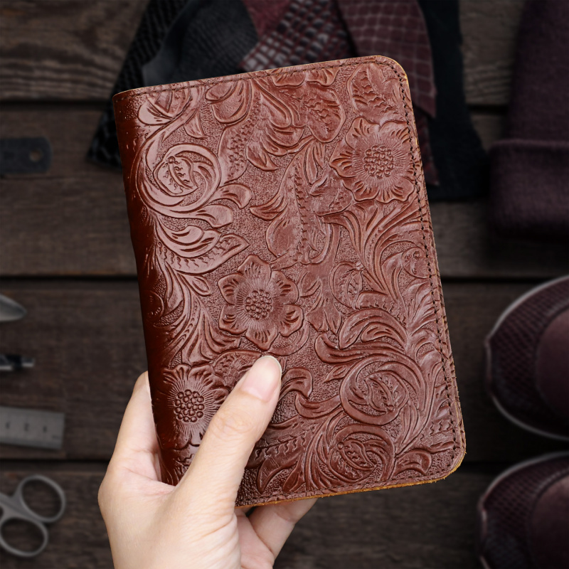 Travel Accessories Wallet - Dompet Paspor Kulit Asli, Pelindung &