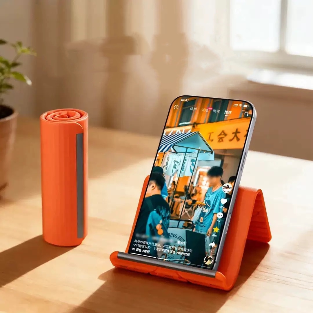 Travel Accessories Must Have - Penyangga Ponsel Portabel Silikon, Dudukan Tablet