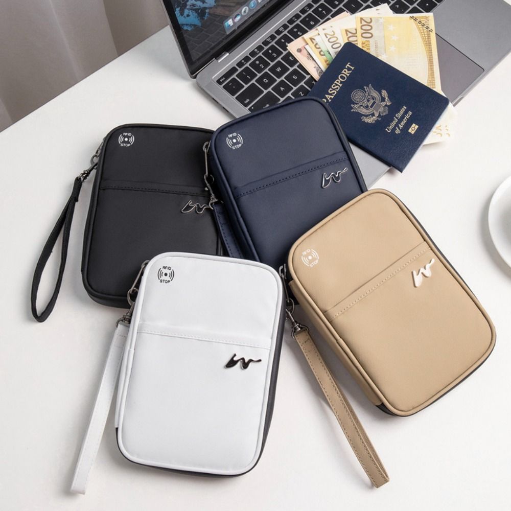 Travel Accessories Organizer Case - Sarung kartu poliester portabel, tempat kartu
