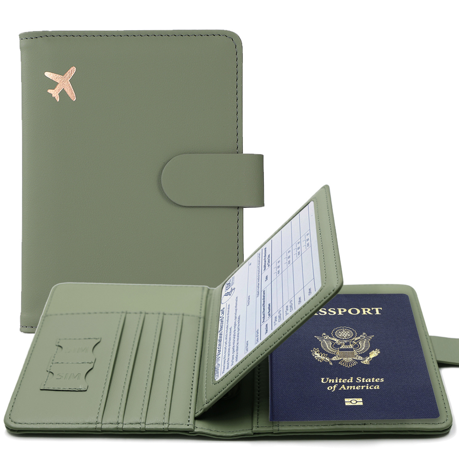 Passport Holder Rfid - Sarung pelindung paspor RFID multifungsi, dompet