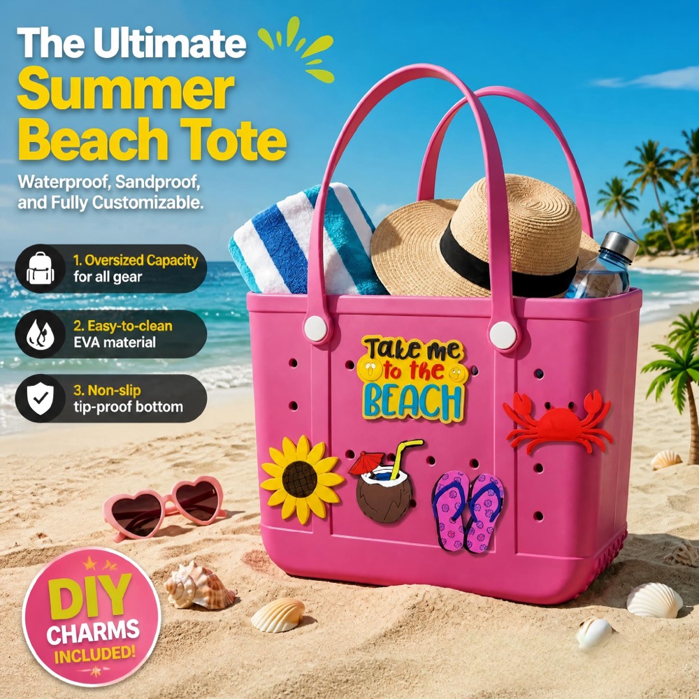 Travel Accessories Must Have - Tas Pantai Karet Ukuran Besar untuk
