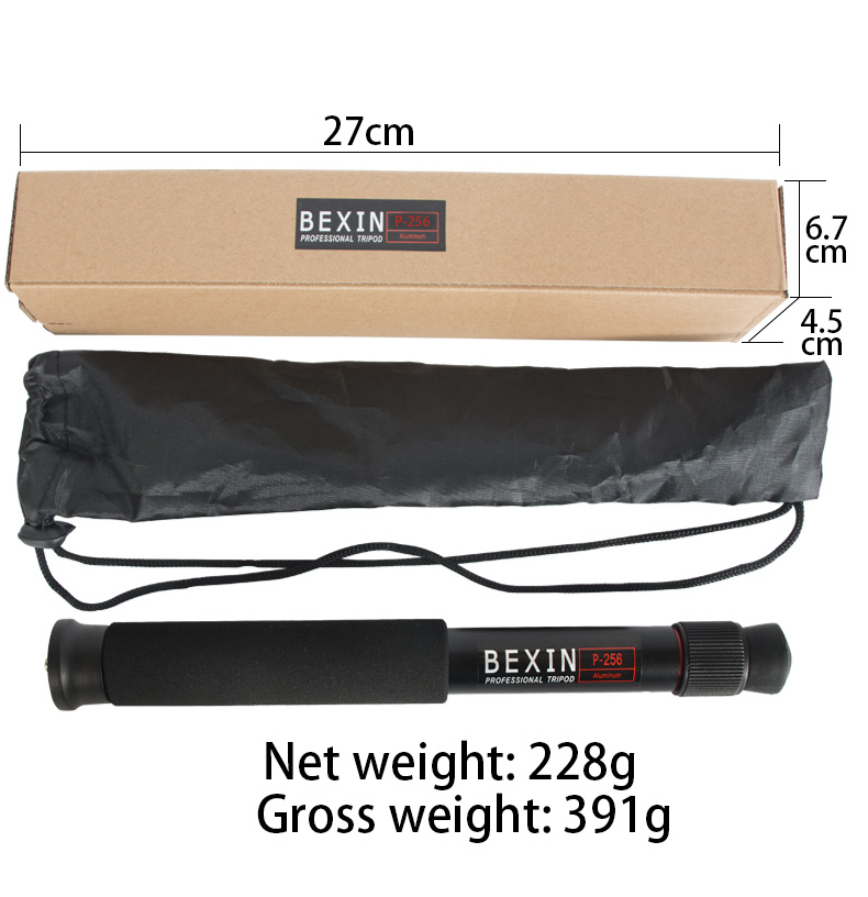 Travel Accessories Highpoint - BEXIN P256 Monopod Kamera Aluminium Fleksibel