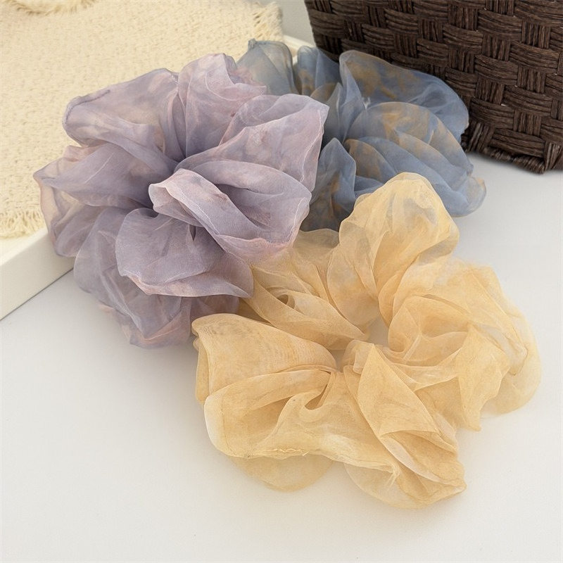 Travel Accessories Must Have - 1 Buah Ikat Rambut Organza Ukuran