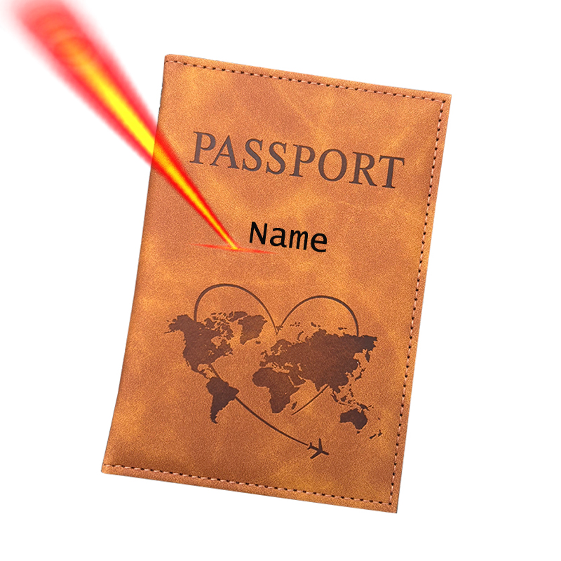 Travel Accessories Wallet - Nama Pribadi Tempat Paspor Dompet Perjalanan