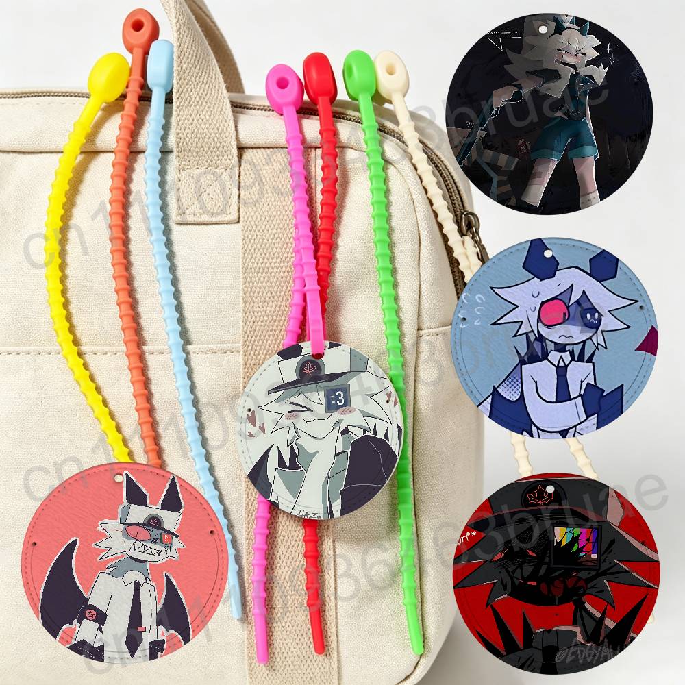 Luggage Tag Leather - Mister Barrel Katieverse FPE Aksesori Perjalanan