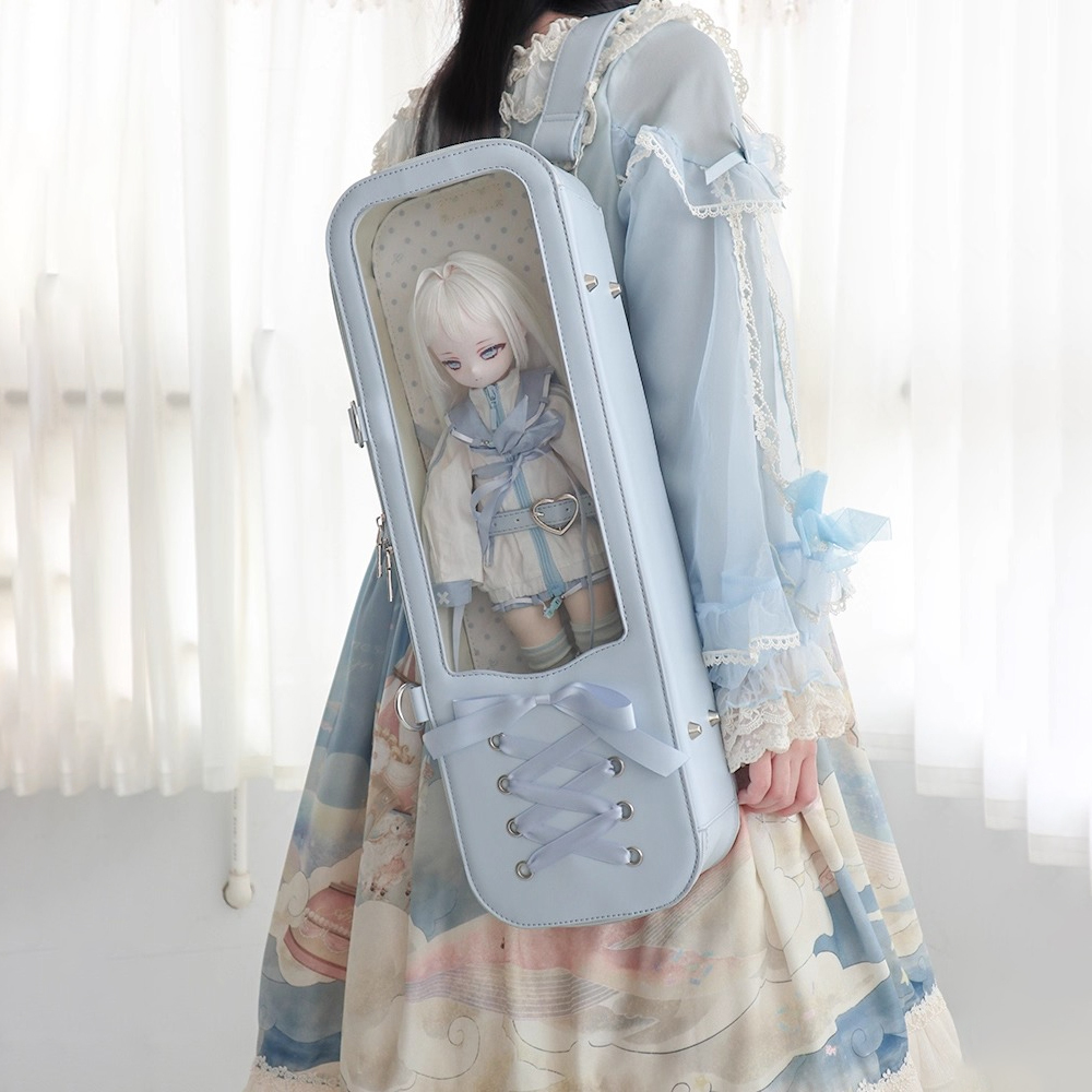 Quality Travel Accessories - Tas Jinjing Boneka Kulit Imitasi Berkualitas