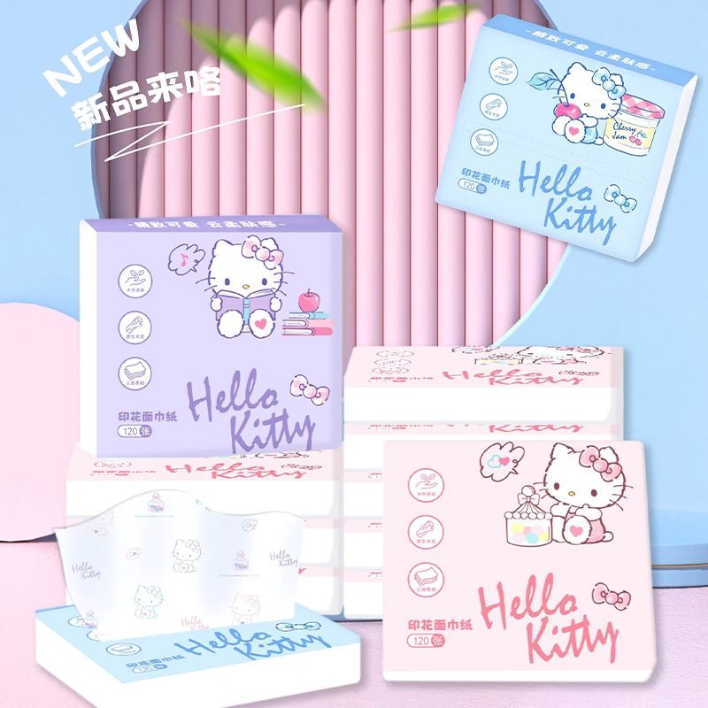 Tisu Wajah Hello Kitty Baru 6  - Travel Accessories For Japan ulasan dan harga