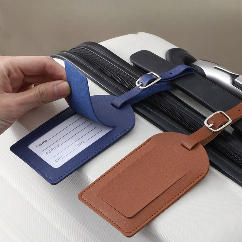 Tag Bagasi Wanita Pria Kulit P - Luggage Tag Leather ulasan dan harga
