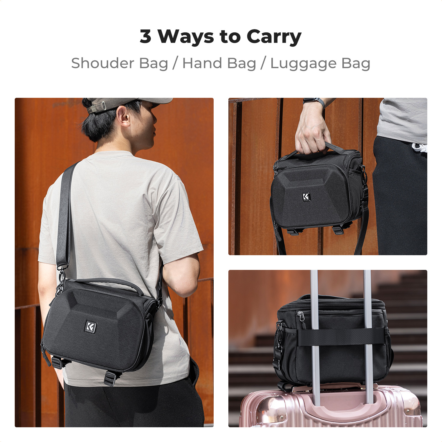 K&F CONCEPT Tas Selempang Kame - Camera Bag Travel ulasan dan harga