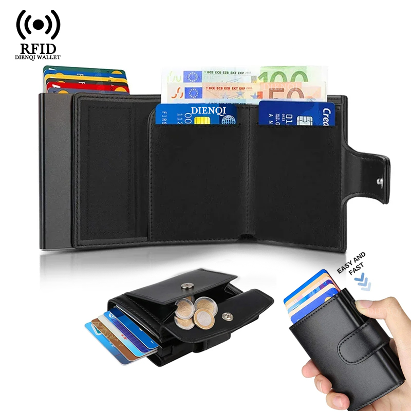 Dompet Kartu Bisnis Logam Anti - Passport Holder Rfid ulasan dan harga