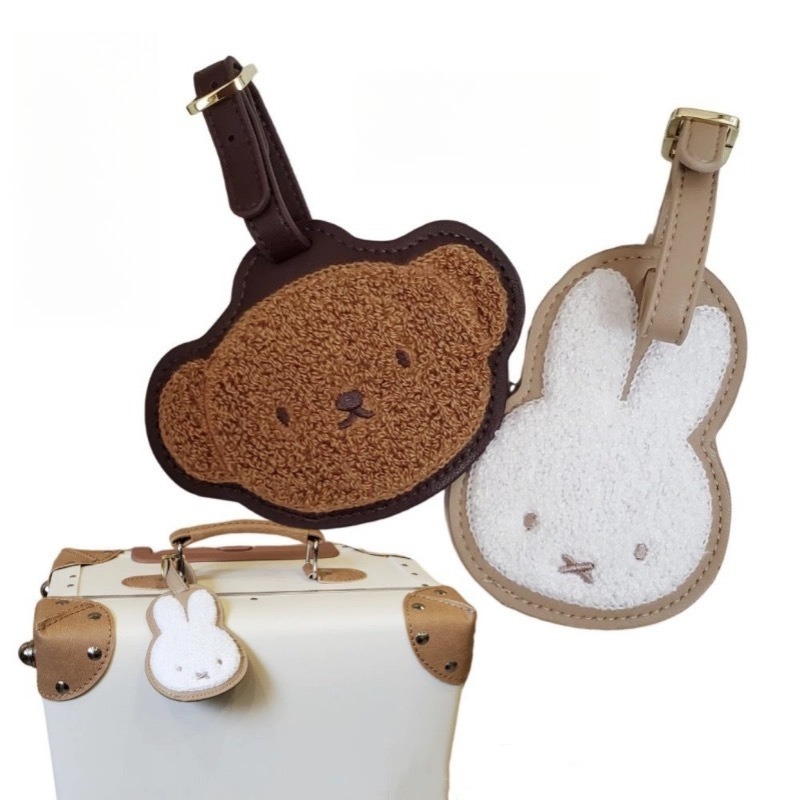 Tag Bagasi Kulit Seri Kartun M - Luggage Tag Leather ulasan dan harga