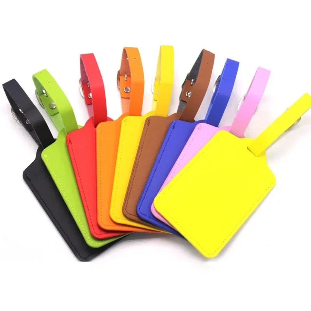 Tag Identifikasi Bagasi Pesawa - Luggage Tag Leather ulasan dan harga