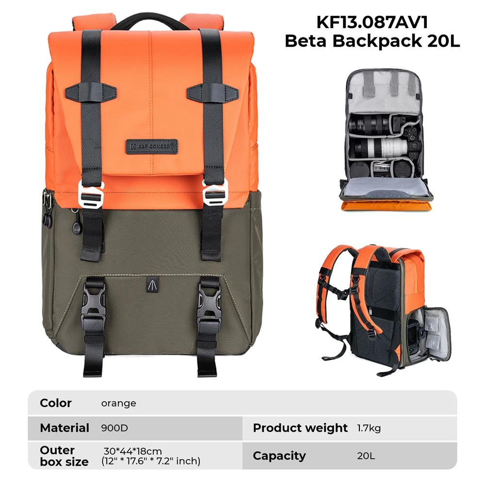 Tas Ransel Kamera K&F CONCEPT  - Camera Bag Travel ulasan dan harga