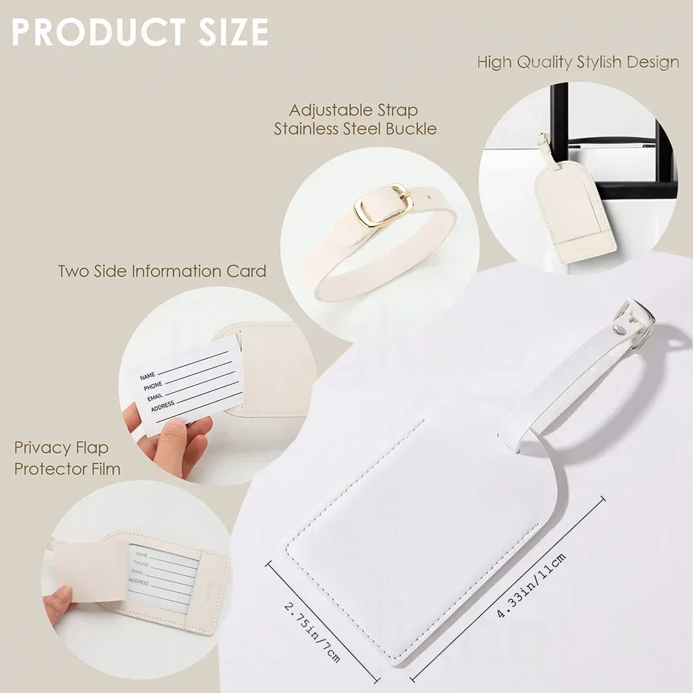 Surat yang Dipersonalisasi den - Luggage Tag Leather ulasan dan harga