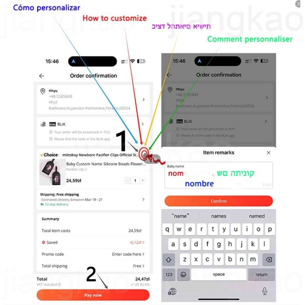 Surat yang Dipersonalisasi den - Luggage Tag Leather ulasan dan harga