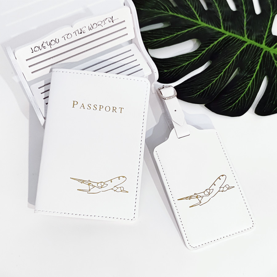 2 Buah/Set Penutup Paspor Pesa - Travel Accessories On Plane ulasan dan harga
