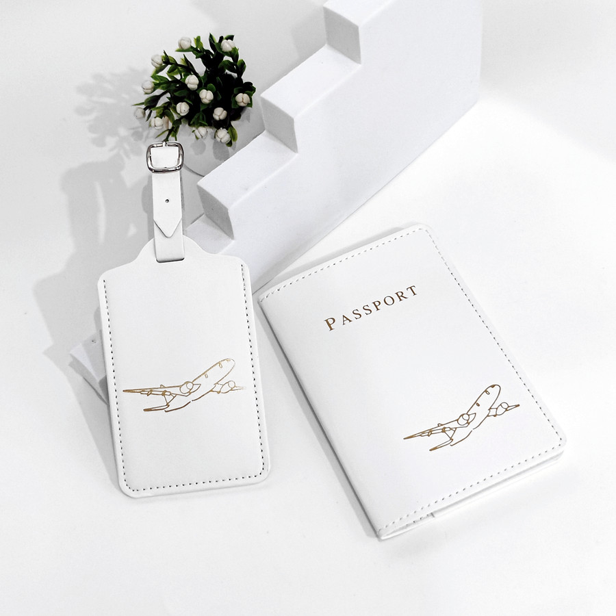 2 Buah/Set Penutup Paspor Pesa - Travel Accessories On Plane ulasan dan harga