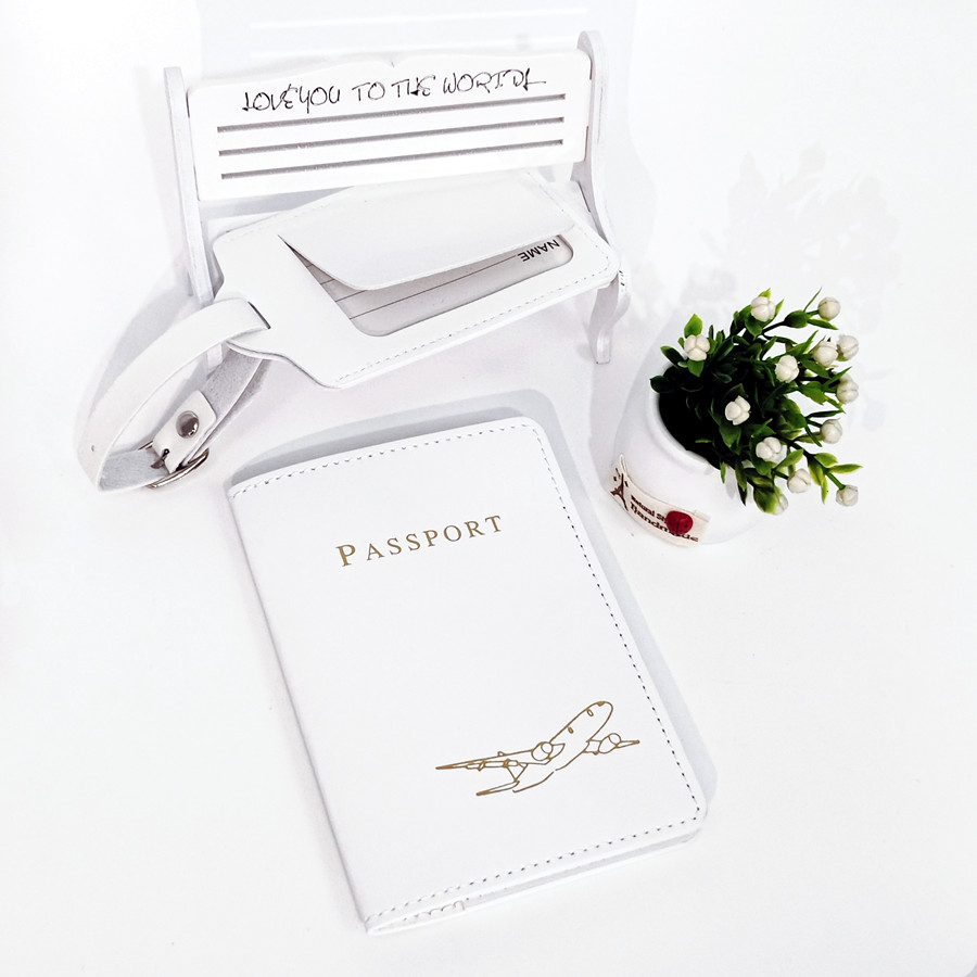 2 Buah/Set Penutup Paspor Pesa - Travel Accessories On Plane ulasan dan harga