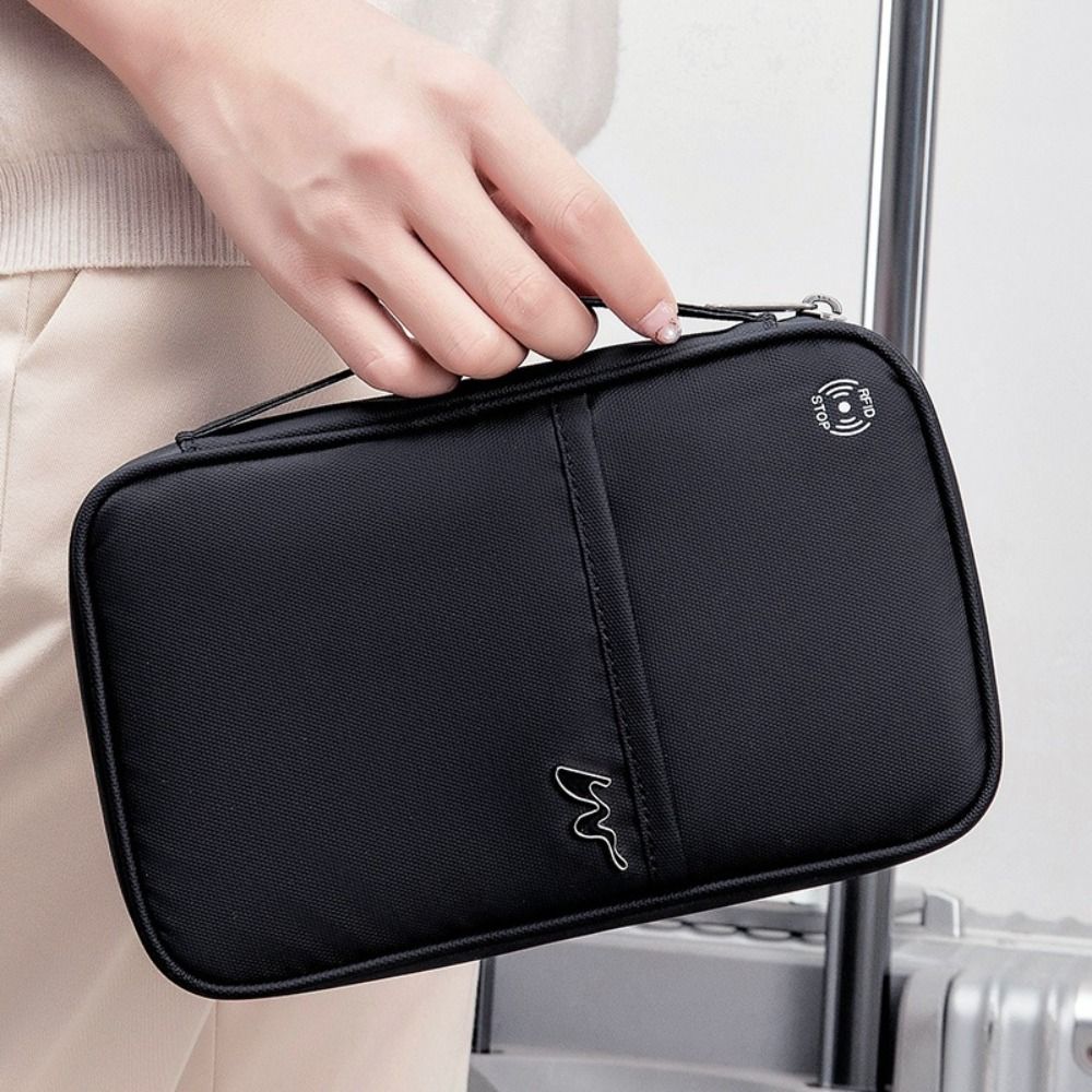 Sarung kartu poliester portabe - Travel Accessories Organizer Case ulasan dan harga