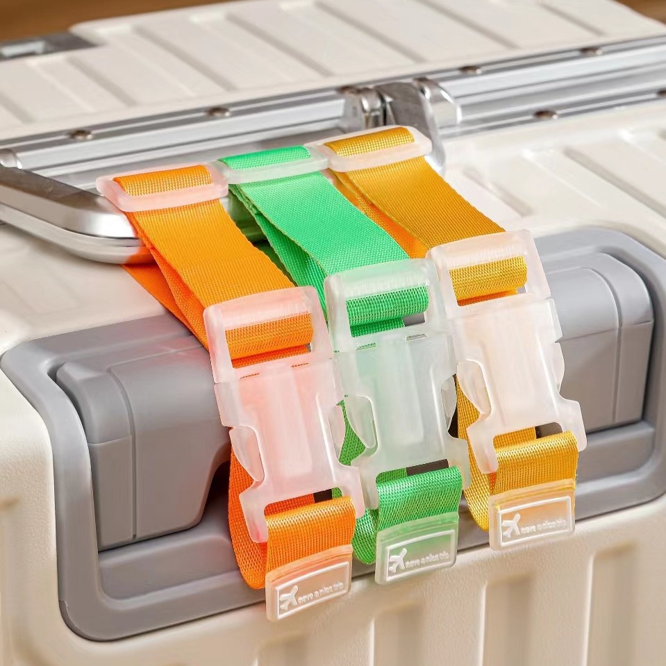 2 Buah Tali Nilon Bagasi Warna - Travel Accessories On Plane ulasan dan harga