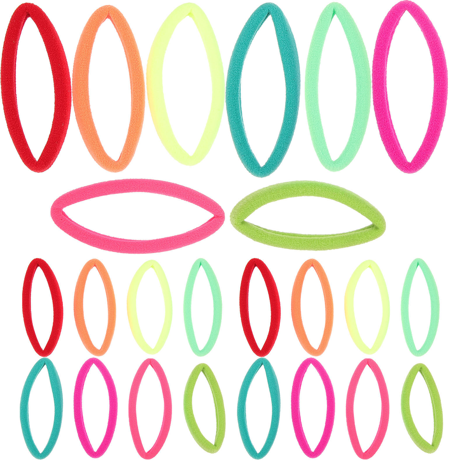 24Pcs Ikat Rambut Elastis untu - Travel Accessories Present ulasan dan harga