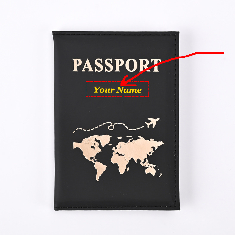 Tempat paspor kustom Wanita Pr - Travel Accessories On Plane ulasan dan harga