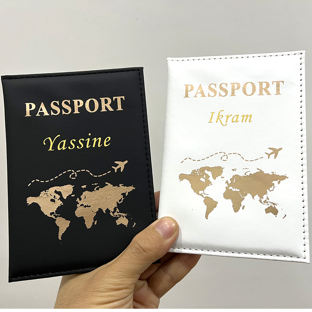 Tempat paspor kustom Wanita Pr - Travel Accessories On Plane ulasan dan harga