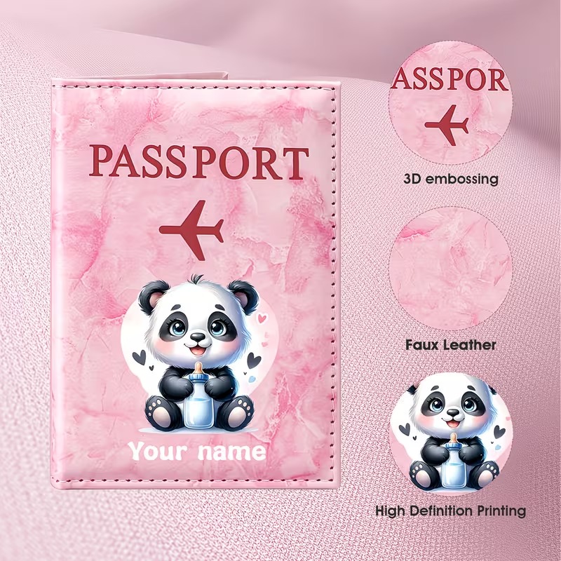 Tempat Paspor PU Desain Ilustr - Travel Accessories Present ulasan dan harga