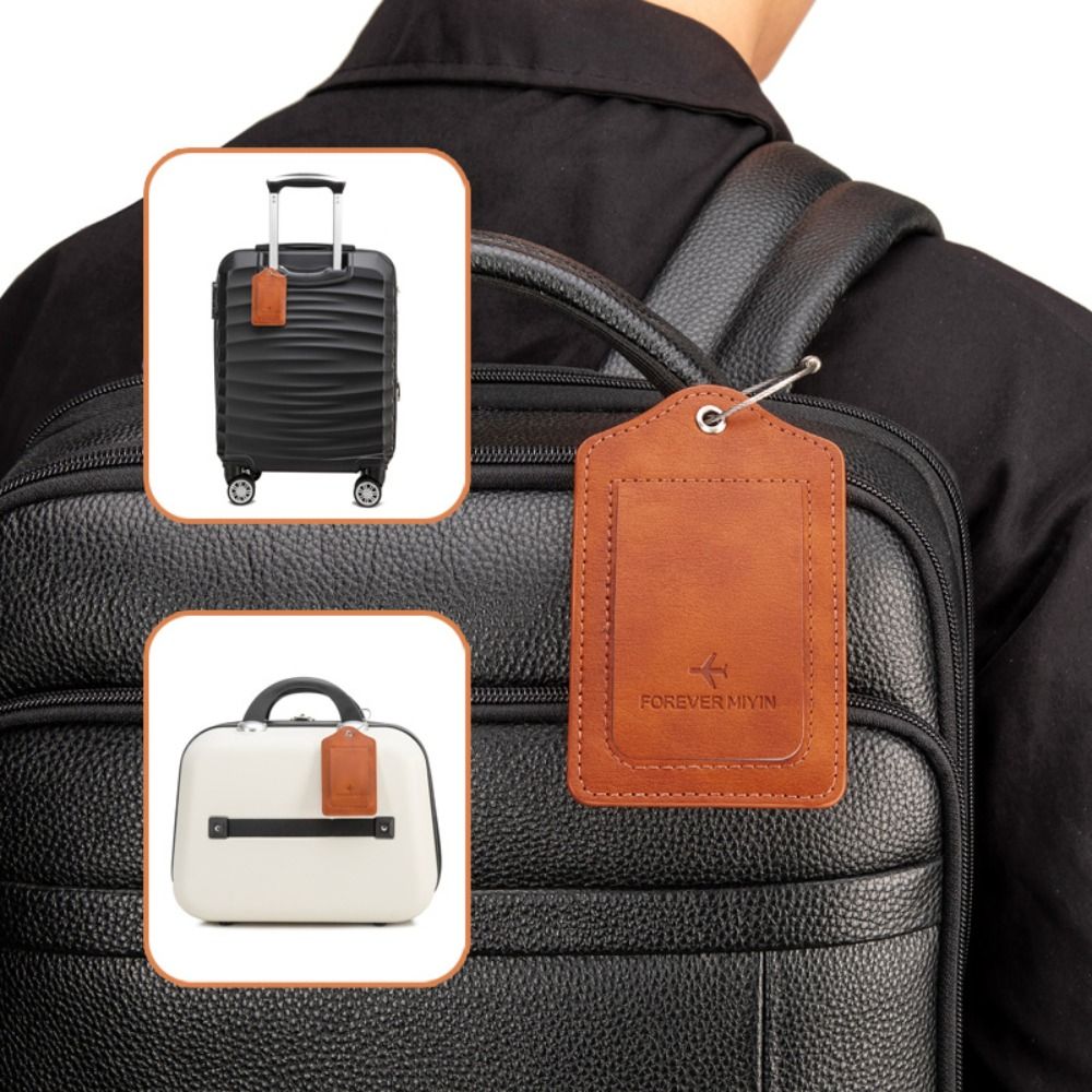 Tag Bagasi Kulit dengan Tali K - Luggage Tag Leather ulasan dan harga