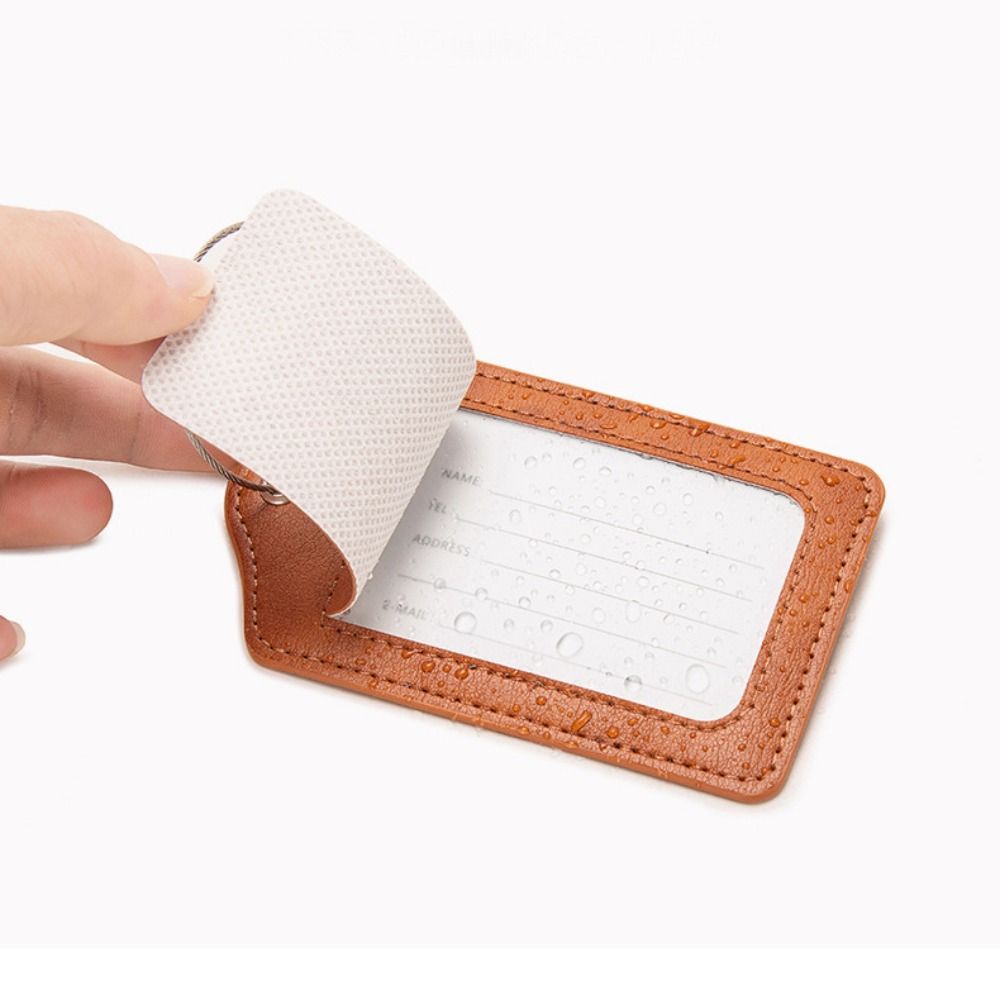 Tag Bagasi Kulit dengan Tali K - Luggage Tag Leather ulasan dan harga