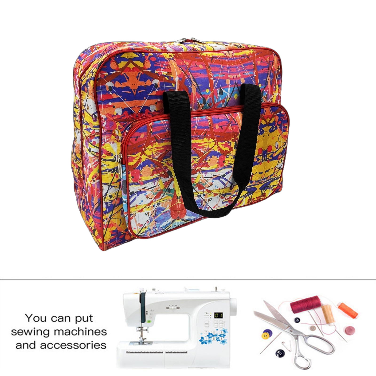 Tas pembawa Mesin Jahit, Organ - Travel Accessories Organizer Case ulasan dan harga