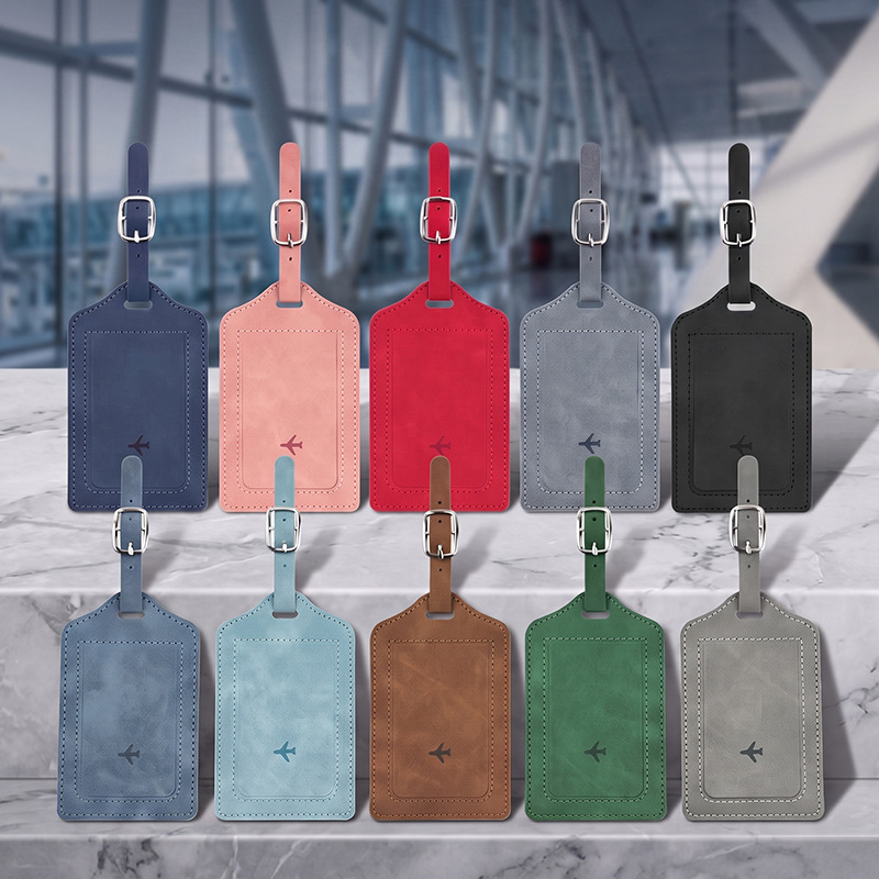 1 buah label bagasi kulit PU u - Luggage Tag Leather ulasan dan harga