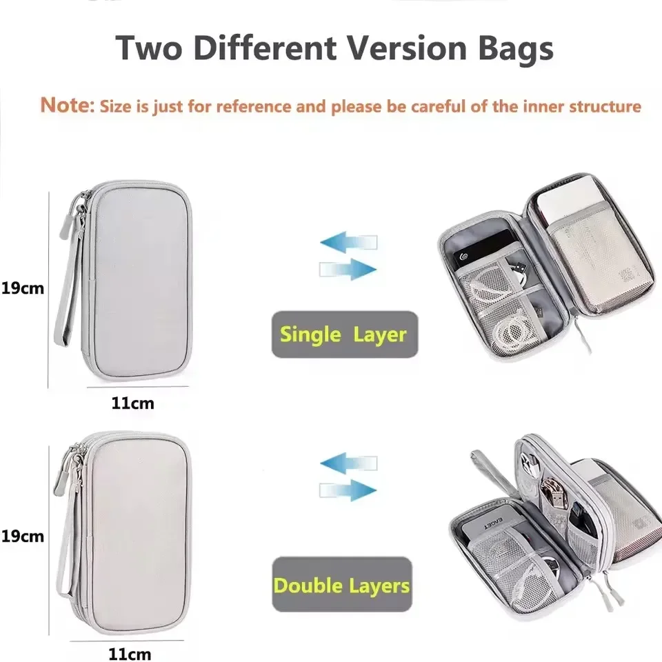 Tas Kabel Perjalanan, Kantong  - Travel Accessories Must Have ulasan dan harga