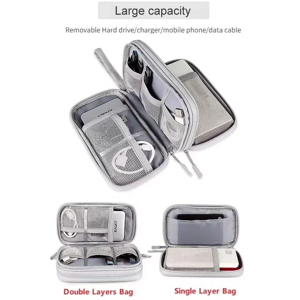 Tas Kabel Perjalanan, Kantong  - Travel Accessories Must Have ulasan dan harga