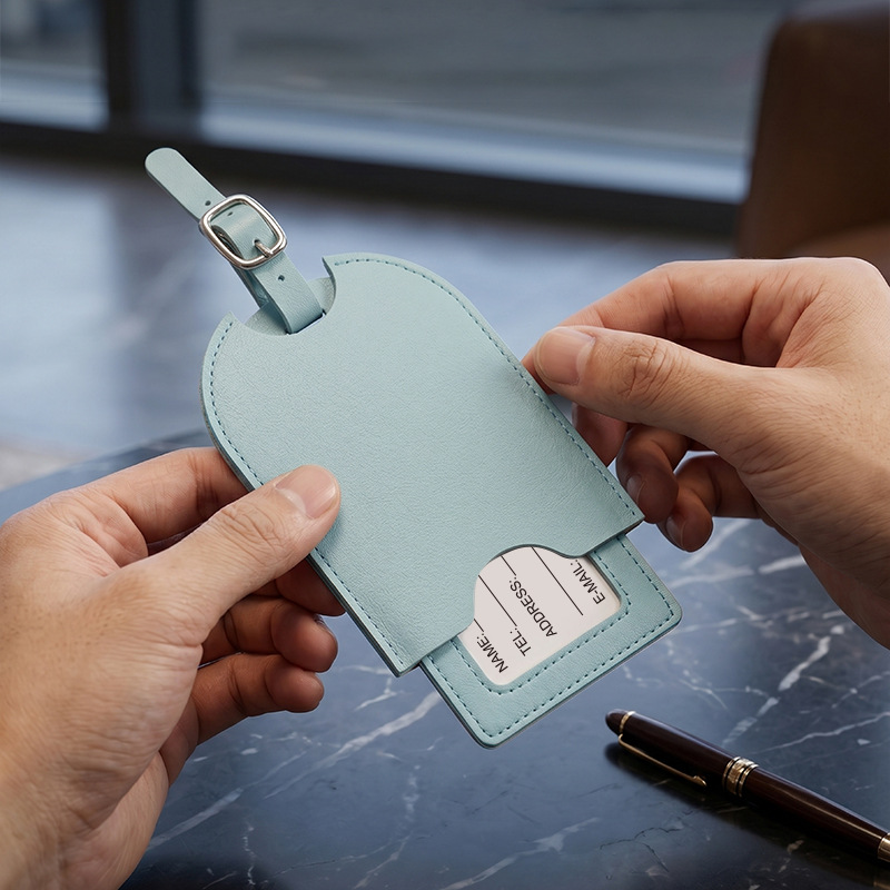 Tag Bagasi Perjalanan untuk Wa - Luggage Tag Leather ulasan dan harga
