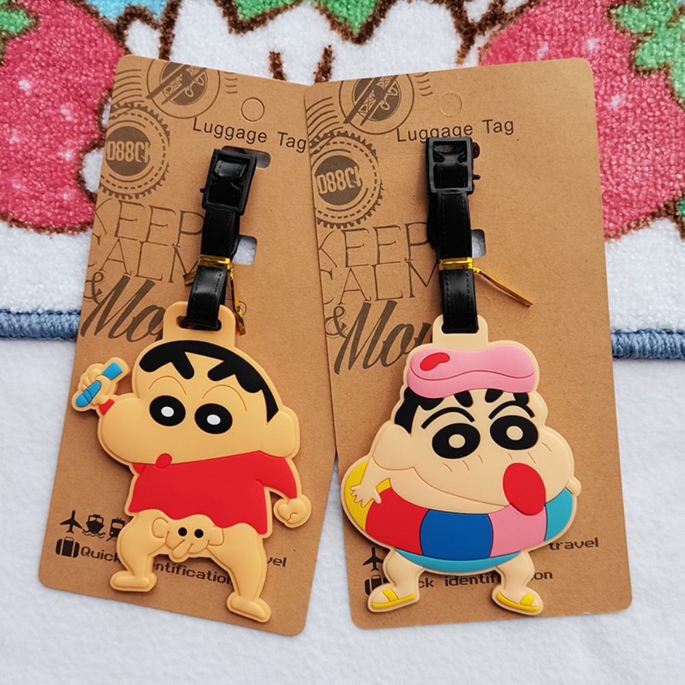 Tag Bagasi Crayon Shin-chan Po - Travel Accessories For Japan ulasan dan harga