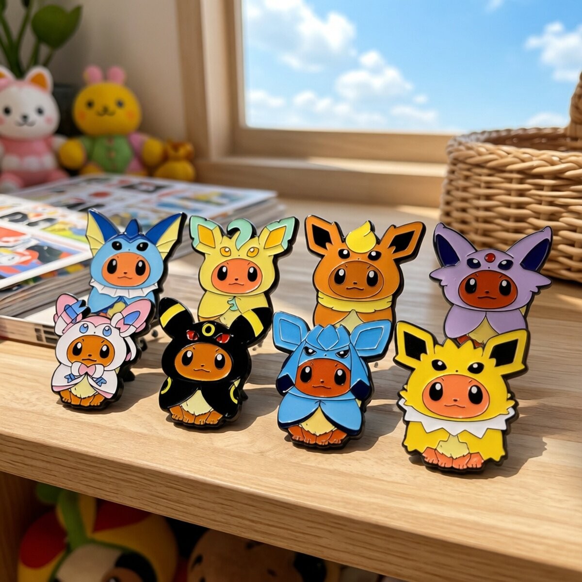 Kawaii Pokemon Anime Eevee Cos - Travel Accessories For Japan ulasan dan harga