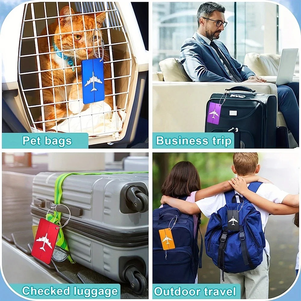 Tag Bagasi Pesawat Campuran Al - Qantas Travel Accessories ulasan dan harga