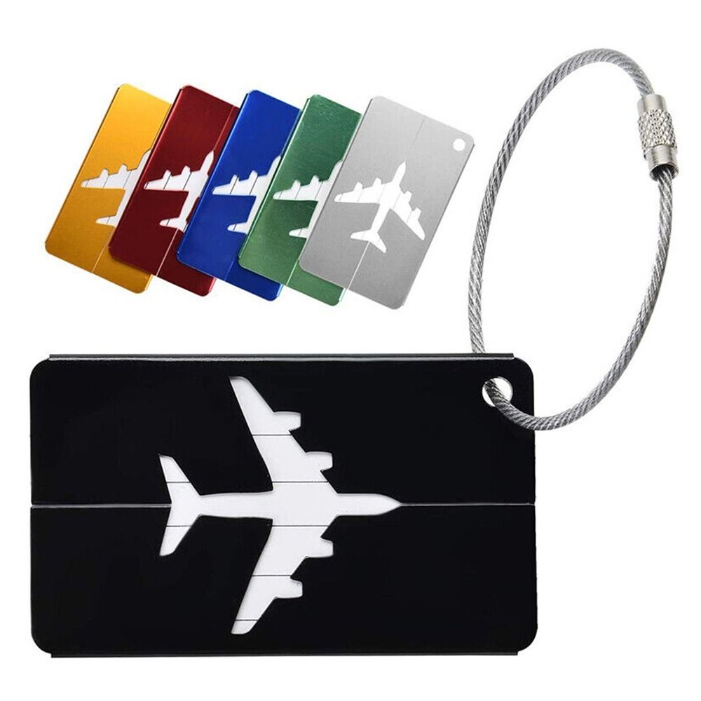 Label bagasi perjalanan Alumin - Travel Accessories On Plane ulasan dan harga