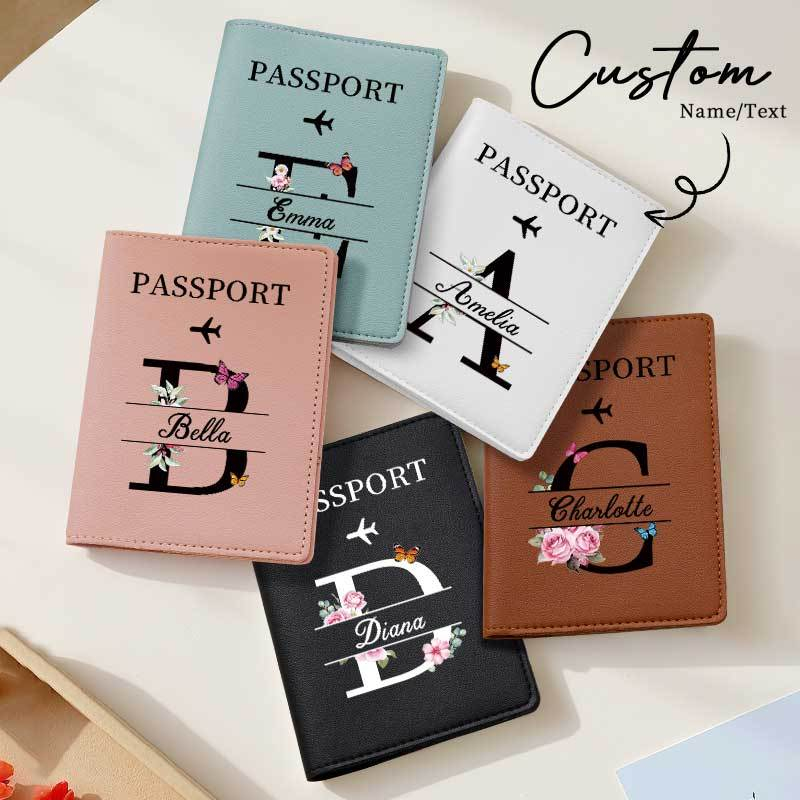 Tempat Paspor Coklat Personali - Travel Accessories Present ulasan dan harga