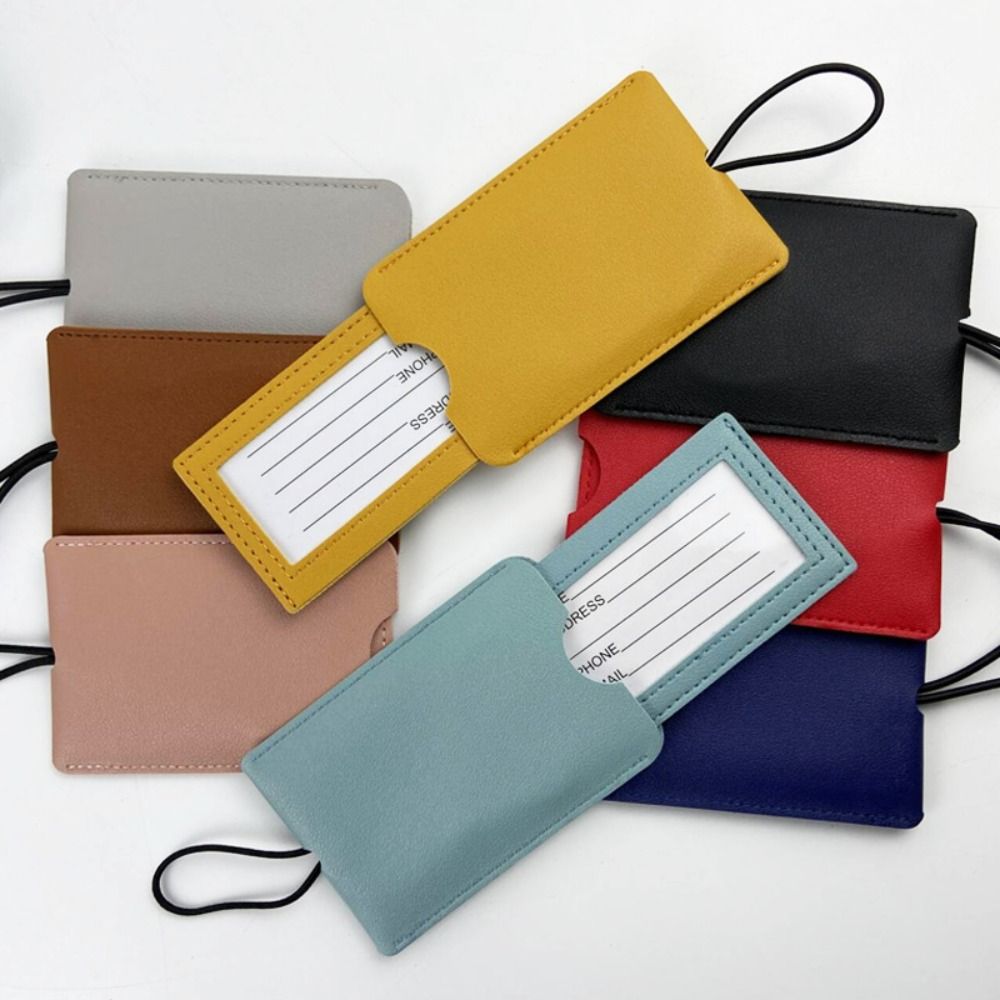 Label Bagasi Kulit PU yang Dap - Luggage Tag Leather ulasan dan harga