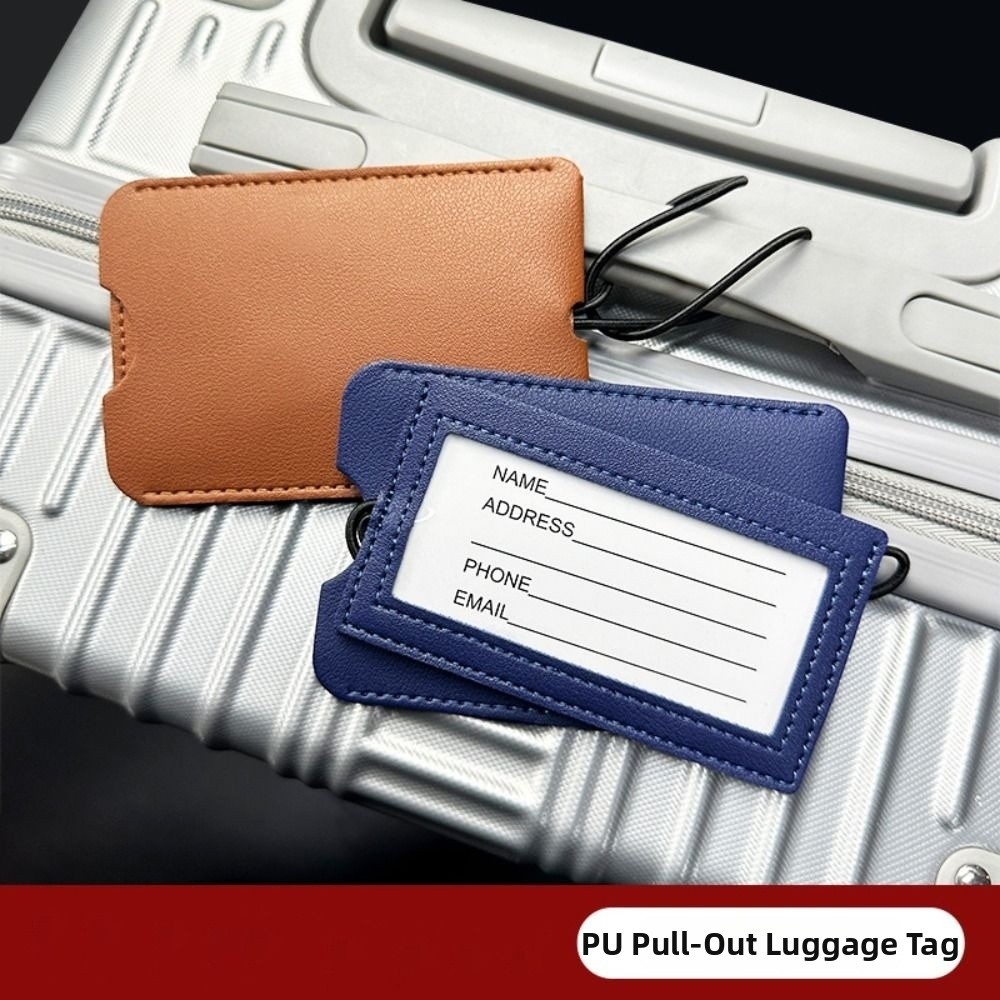 Label Bagasi Kulit PU yang Dap - Luggage Tag Leather ulasan dan harga
