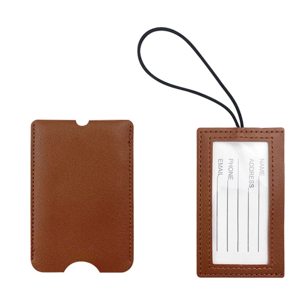 Label Bagasi Kulit PU yang Dap - Luggage Tag Leather ulasan dan harga