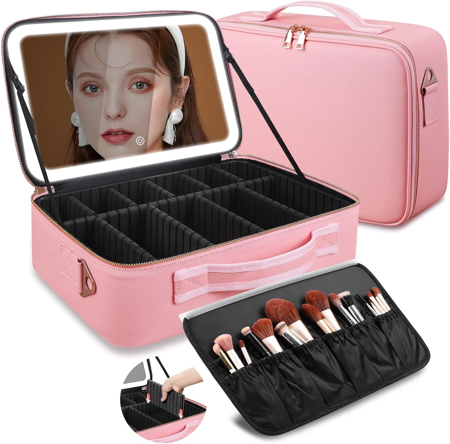 Tas Makeup Kapasitas Besar 15' - Travel Accessories Organizer Case ulasan dan harga