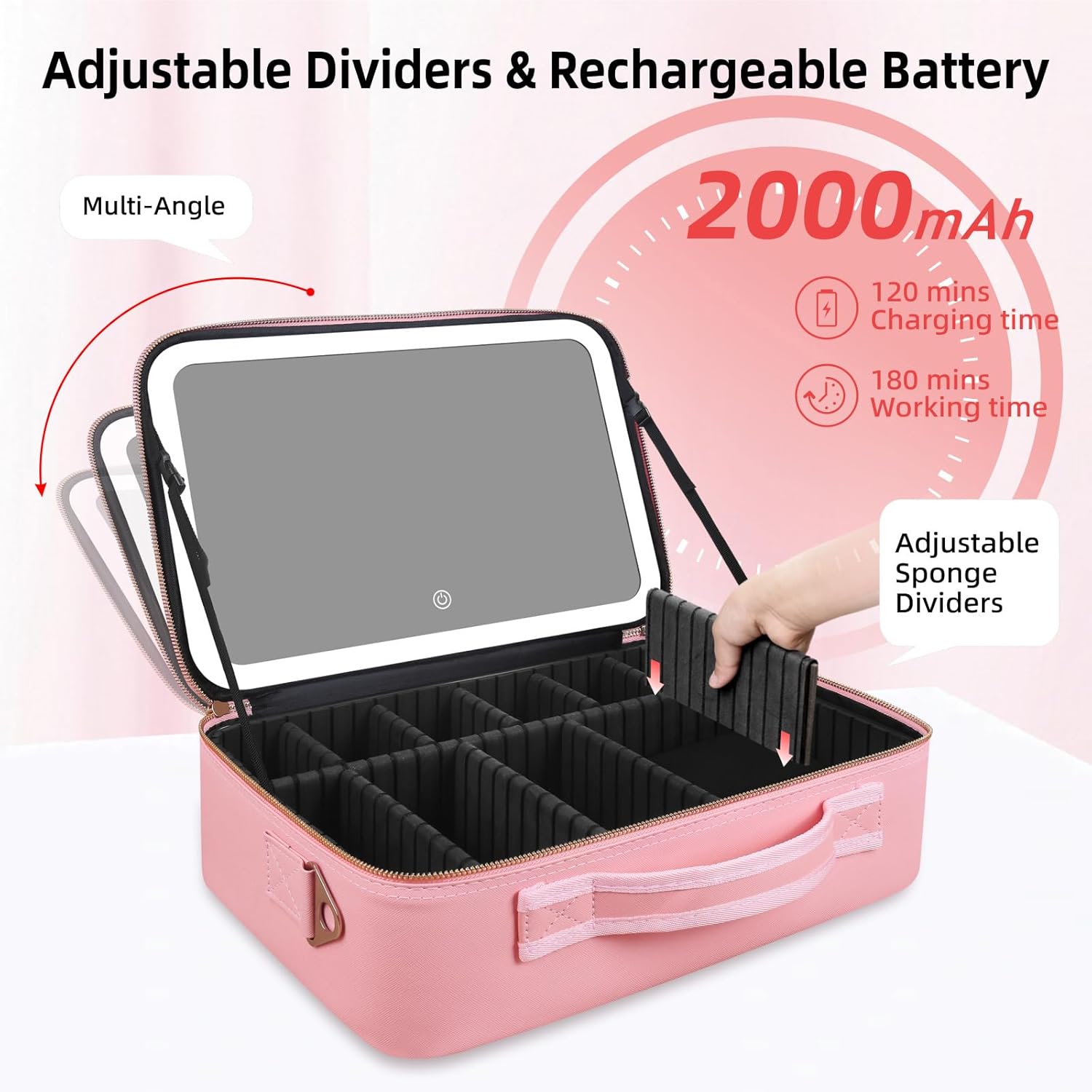 Tas Makeup Kapasitas Besar 15' - Travel Accessories Organizer Case ulasan dan harga