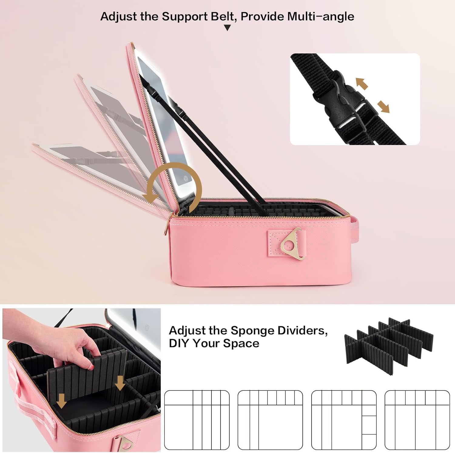 Tas Makeup Kapasitas Besar 15' - Travel Accessories Organizer Case ulasan dan harga