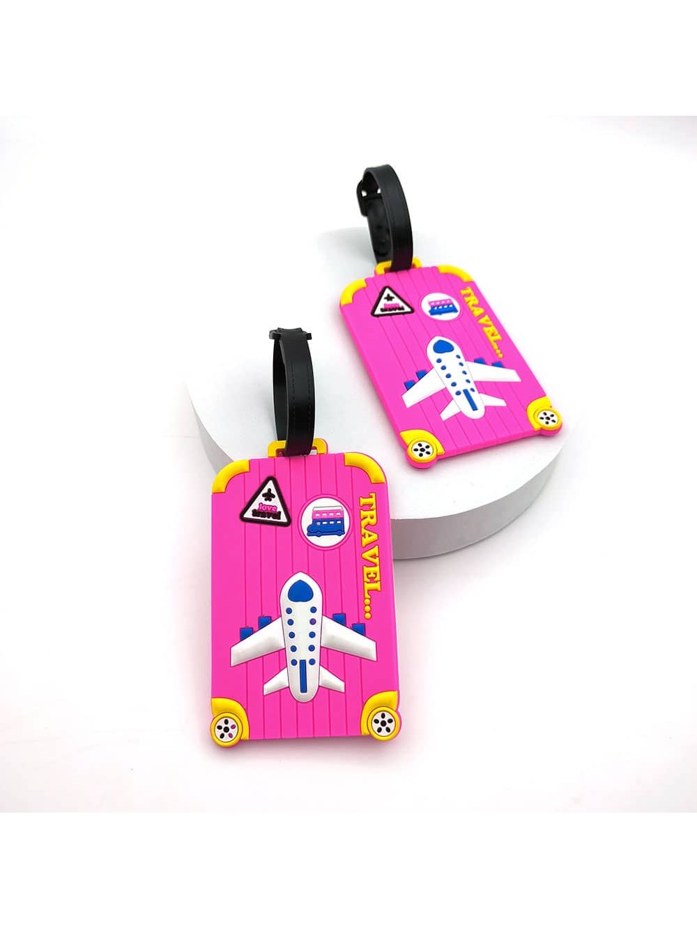1 buah Tag bagasi Multi Warna  - Travel Accessories On Plane ulasan dan harga